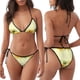 thumbnail image 3 of Disketp Sunflowers On A Yellow Background para Bañador de Dos Piezas para Mujer, Bikini Sexy Halter String, Conjunto de Bikini en Triángulo, 3 of 6