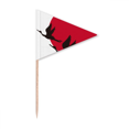 thumbnail image 1 of Japan Red Black Flying Geese Toothpick Triangle Cupcake Toppers Flag, 1 of 3