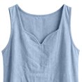 thumbnail image 5 of IUYRTFE Women V Neck Sleeveless Tank Top Loose Fit Casual Summer Blouse, 5 of 5