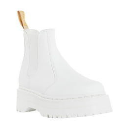 Ankle Boots Doc Marten Platform Chelsea Boots White Martens