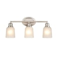 thumbnail image 2 of 2803-BN Millennium Lighting Amberle - 3 Light Bath Vanity-10 Inch Tall and 22 Inch Wide, 2 of 5