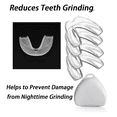 thumbnail image 4 of XIRQI 2026 New 4Pcs Mouthguard Transparent Nightguards for Grinding Teeth for Sleeping Teeth Grinding Snoring Comfortable Mouth Guard for Sleeping, 4 of 7