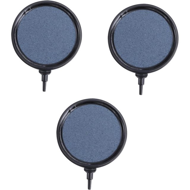 3 uds tanque de peces bandeja de oxígeno piedras de aire para acuarios difusor de aire burbuja difusor pecera oxigenada piedra de burbujas bomba de aire grava negro