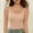 Beige, variant on Women's U-Neck Stretch Knit Tank Top, Slim Fit Solid Sleeveless Layering Vest for All-Season Daily Casual Inner Wear (Beige,S)