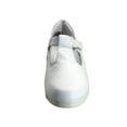 thumbnail image 2 of 24 HOUR COMFORT Reanne Women's Wide Width T-Strap Leather Shoes WHITE 5, 2 of 6