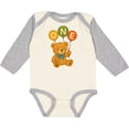 thumbnail image 3 of Inktastic 1st Birthday Teddy Bear Balloons Boys or Girls Long Sleeve Baby Bodysuit, 3 of 5