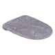thumbnail image 4 of Funda para tapa de inodoro, alfombrilla flexible y práctica para el asiento del baño. gris claro, 4 of 9