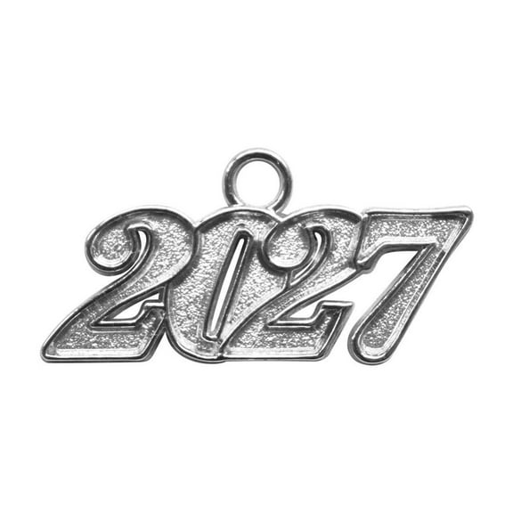 Endea Graduation Silver Tassel Date Charm Year 2027