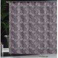 thumbnail image 4 of Ambesonne Abstract Shower Curtain, Sketchy Intricate Circles, 69"Wx75"L, Eggplant Purple Grey, 4 of 5