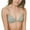 Grey, variant on WZXFASHION Women's Thread Triangle Bra Wireless Lightly Lined Bralette Top Beauty Back Out Bras Bra White XL