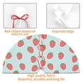 thumbnail image 4 of Lsque Hand Drawn Strawberry Print Christmas Tree Skirt, Tree Skirt with Ties or Velcro, Perfect for Holiday Decorations, Halloween, and New Year-48", 4 of 7