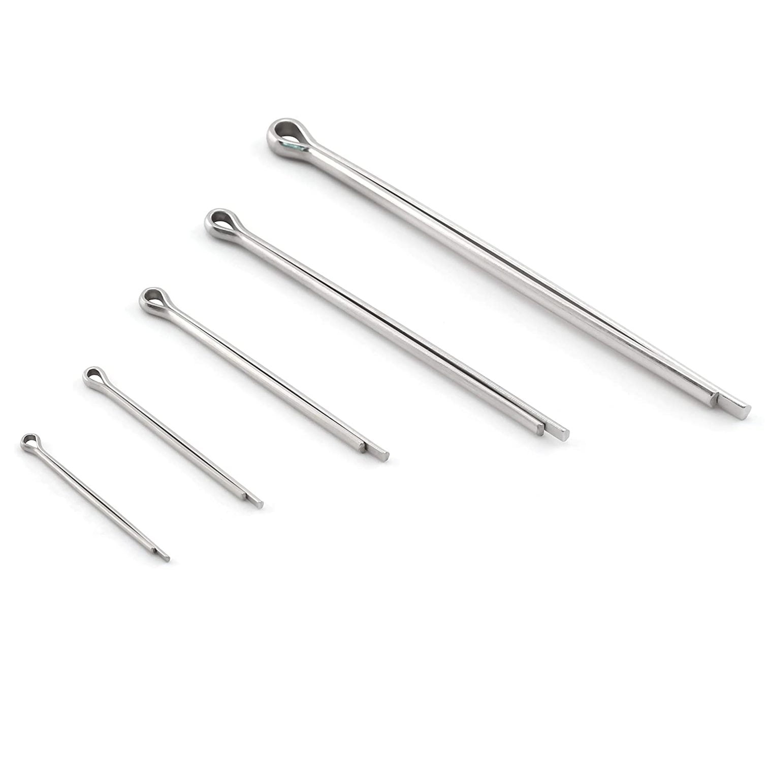 Details about   Rustark 300 Pcs Cotter Pin Assortment Kit With 6 Sizes Zinc Plated Steel Hitch 