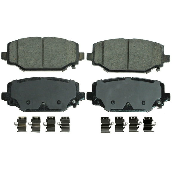Wagner QuickStop ZD1596 Ceramic Disc Brake Pad Set Fits select: 2011-2020 DODGE GRAND CARAVAN, 2012-2016 CHRYSLER TOWN & COUNTRY