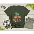 thumbnail image 5 of Cool Green Frog Toad Animal Sitting on Mushrooms Thinking T-Shirt Frog Lover Shirt Frog And Toad Mushroom Shirt Frog Lover Animal Tshirt, 5 of 8
