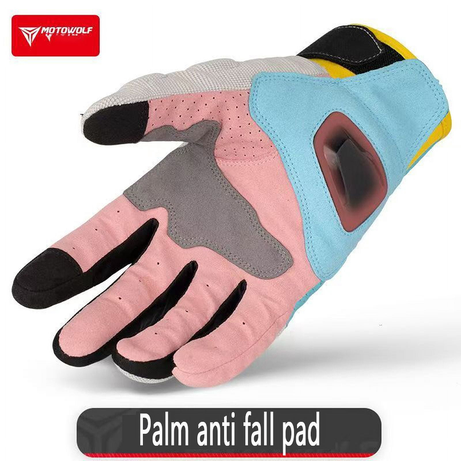 Motowolf Motorcycle Gloves For Autumn And Summer Anti Fall Off-road Racing Men's And Women's Breathable Touch Screen Gloves