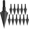 thumbnail image 2 of AMEYXGS Archery Broadheads 100Grain Traditional Tips for Compound, Recurve Bow & Crossbow, Pack of 12, 2 of 7