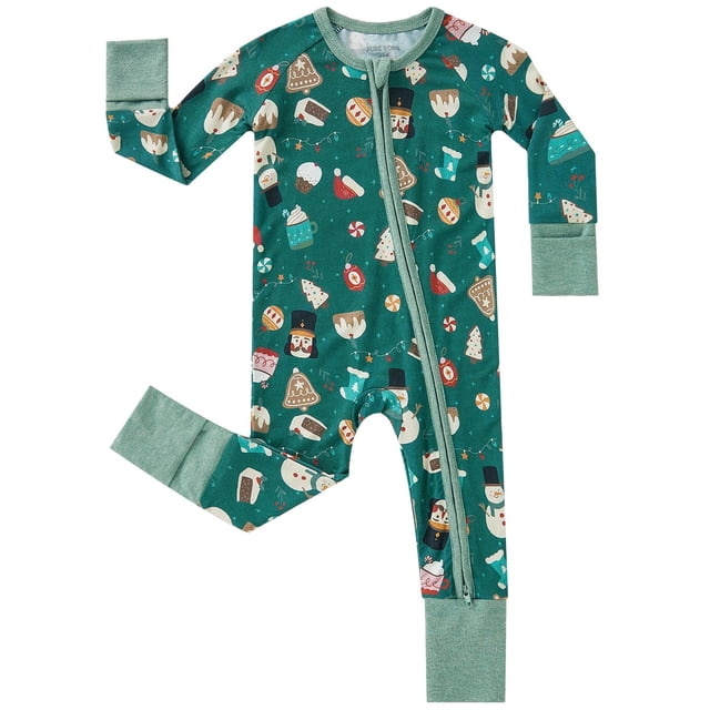 Pijama para Bebé Pureborn Viscosa de Bambú con Cierre 2 Vías 12-18 Meses