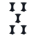 thumbnail image 2 of Maytalsory Easy Wash Stretch High Table Cover Environmentally Friendly And Versatile black 5Set, 2 of 6