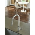 thumbnail image 4 of Gerber D454058SS Parma Cafe 1.75 GPM Single Handle Pull-Down Kitchen Faucet (Stainless Steel), 4 of 7