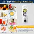 thumbnail image 5 of Portable Juice Maker Blender for Shakes Smoothies 700ML 12- Fast Mixing 2 in 1 Blender Persona, 5 of 5