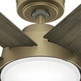 thumbnail image 5 of Hunter 52 inch Indoor Ceiling Fan with LED Light and Remote Control - Standard Mount Ceiling Fan, 6 Blades, For Bedroom, Living Room, or Kitchen, Quiet - Donatella 51852, Luxe Gold, 5 of 14
