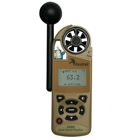 KESTREL 4600TTAN HEAT STRESS TRACKER MILITARY W/WIND DESERT