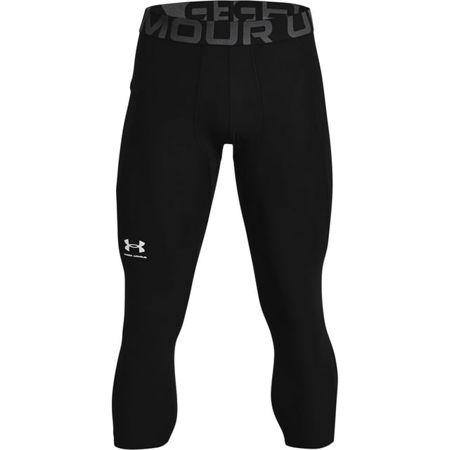 Leggins Under Armour Armour HeatGear 3/4 para hombre, color negro, 4XL