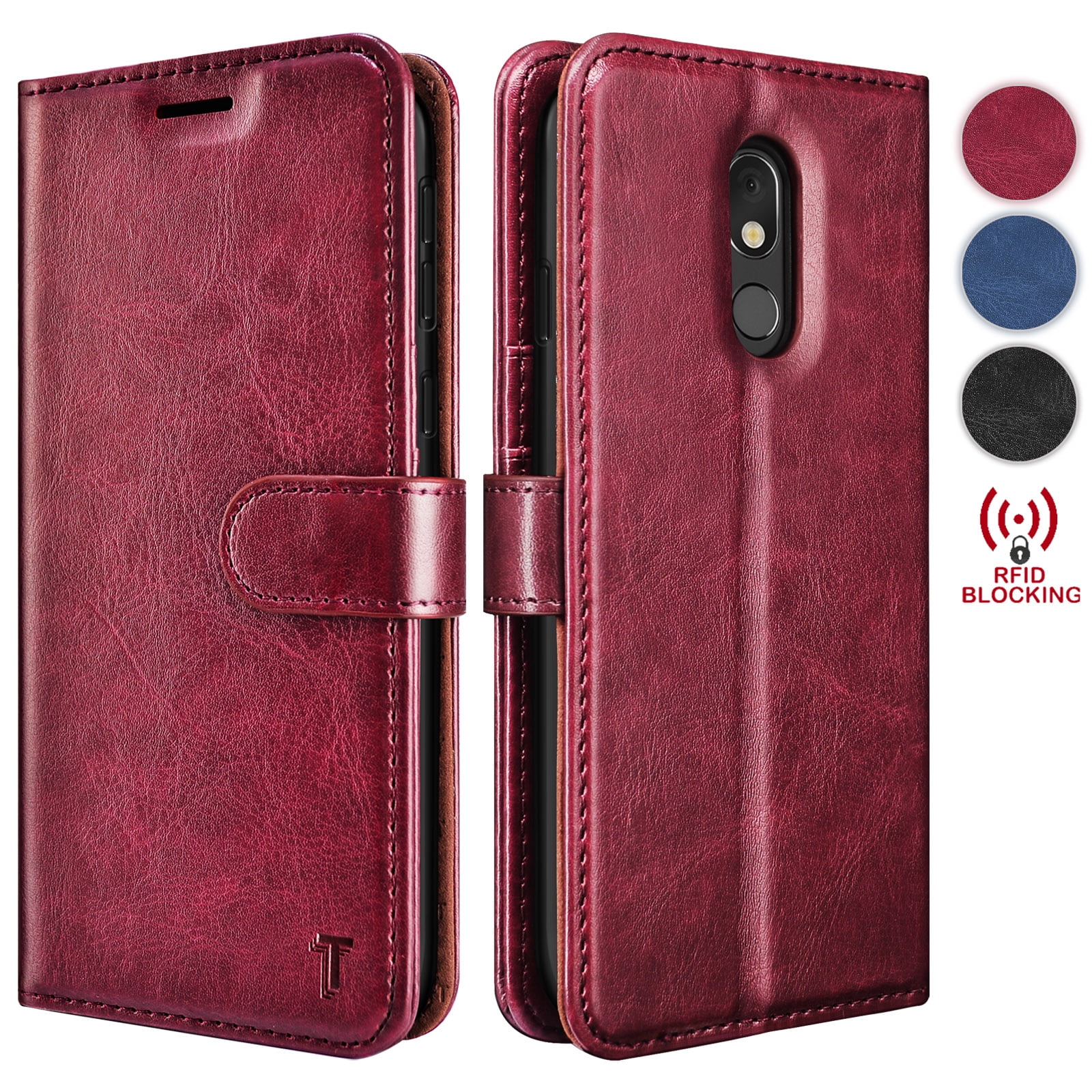 LG Stylo 6 Case, 2020 LG Stylo 6 Wallet Case, Tekcoo Premium [RFID