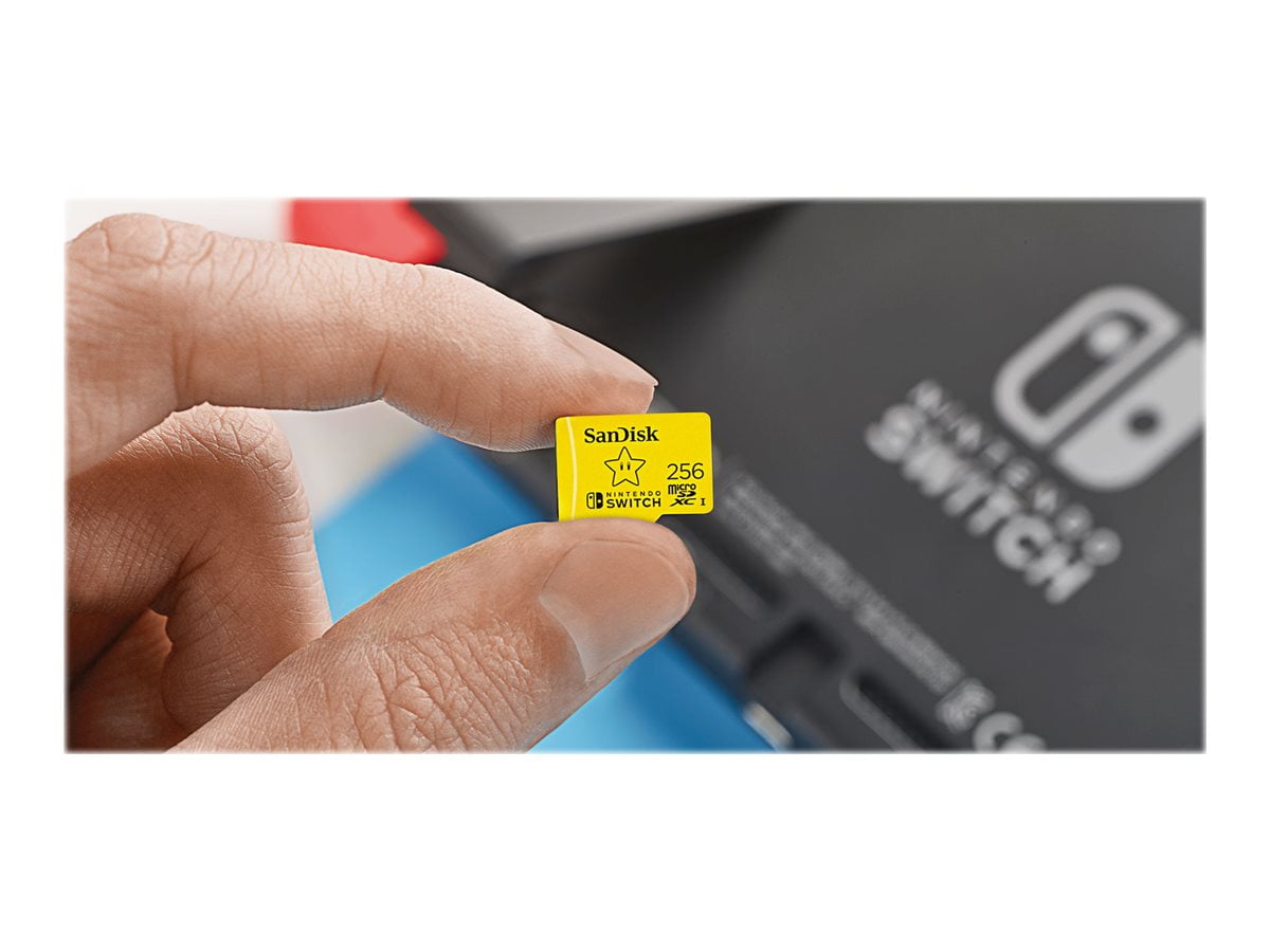 SanDisk 512GB microSDXC UHS-I Memory Card Licensed for Nintendo Switch  Animal Crossing Leaf - 100MB/s Read, 90MB/s Write, Class 10, U3 -  SDSQXAO-512G-AWCZN