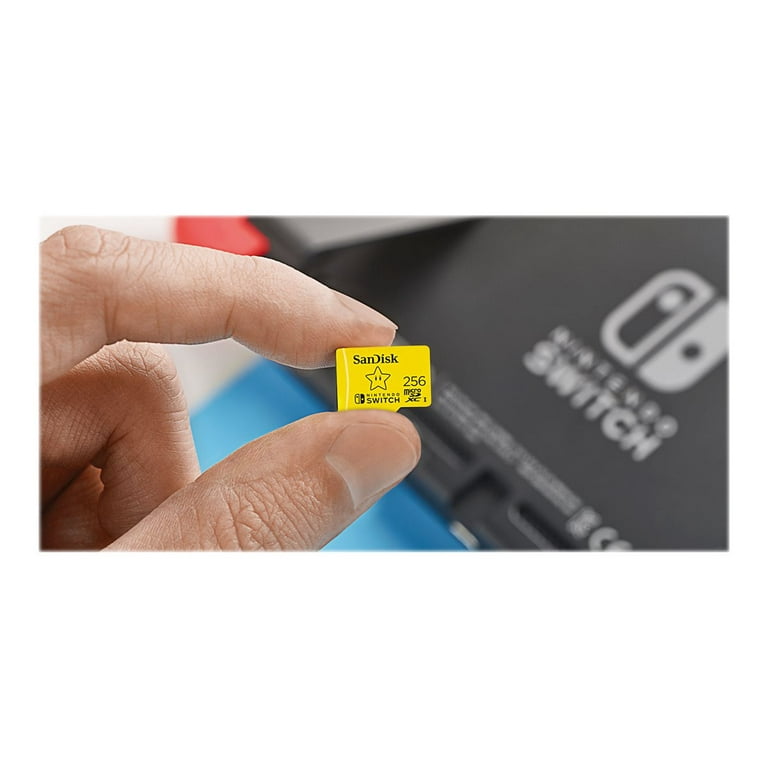 SanDisk 256GB microSDXC UHS-I Memory Card for Nintendo Switch, Super Mario