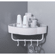 thumbnail image 2 of Estante de almacenamiento montado en la pared, baño, inodoro, esquina, ducha, estante, canasta de drenaje de cocina, con ganchos Eigraketly HA000958-03B, 2 of 6
