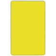 thumbnail image 2 of Mobile 30''W x 60''L Rectangular Yellow HP Laminate Activity Table - Height Adjustable Short Legs, 2 of 3