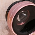 thumbnail image 2 of BESTYASH Phone Fisheye Lens Phone Camera Lens for Smartphone Optical Lens Rose Gold 1 Set, 2 of 4