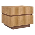 thumbnail image 1 of Isola 2 Drawer Nightstand in Light Oak Walnut, 1 of 9
