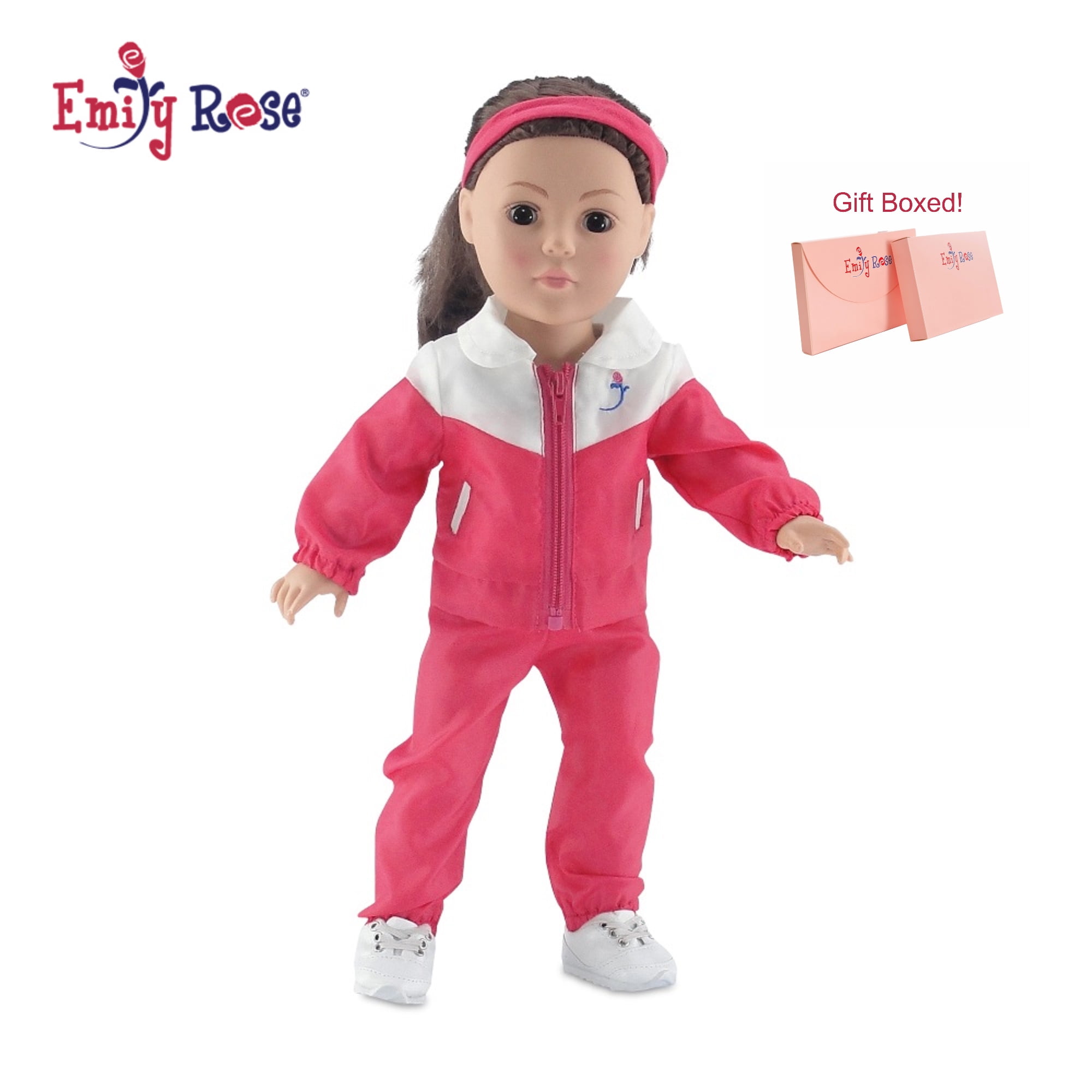 Sweet Fits 18" Inch American Girl Doll Clothes Winter Dress Suit Outfit Coat Set