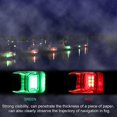 thumbnail image 3 of 2Pcs 12V LED Flush Mount Side Bow Navigation Signal Light Lamp for Marine Boat Yacht Green/Red, 3 of 4