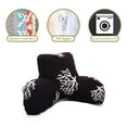thumbnail image 6 of Majestic Home Goods Reading Pillow Coral Black, 6 of 6