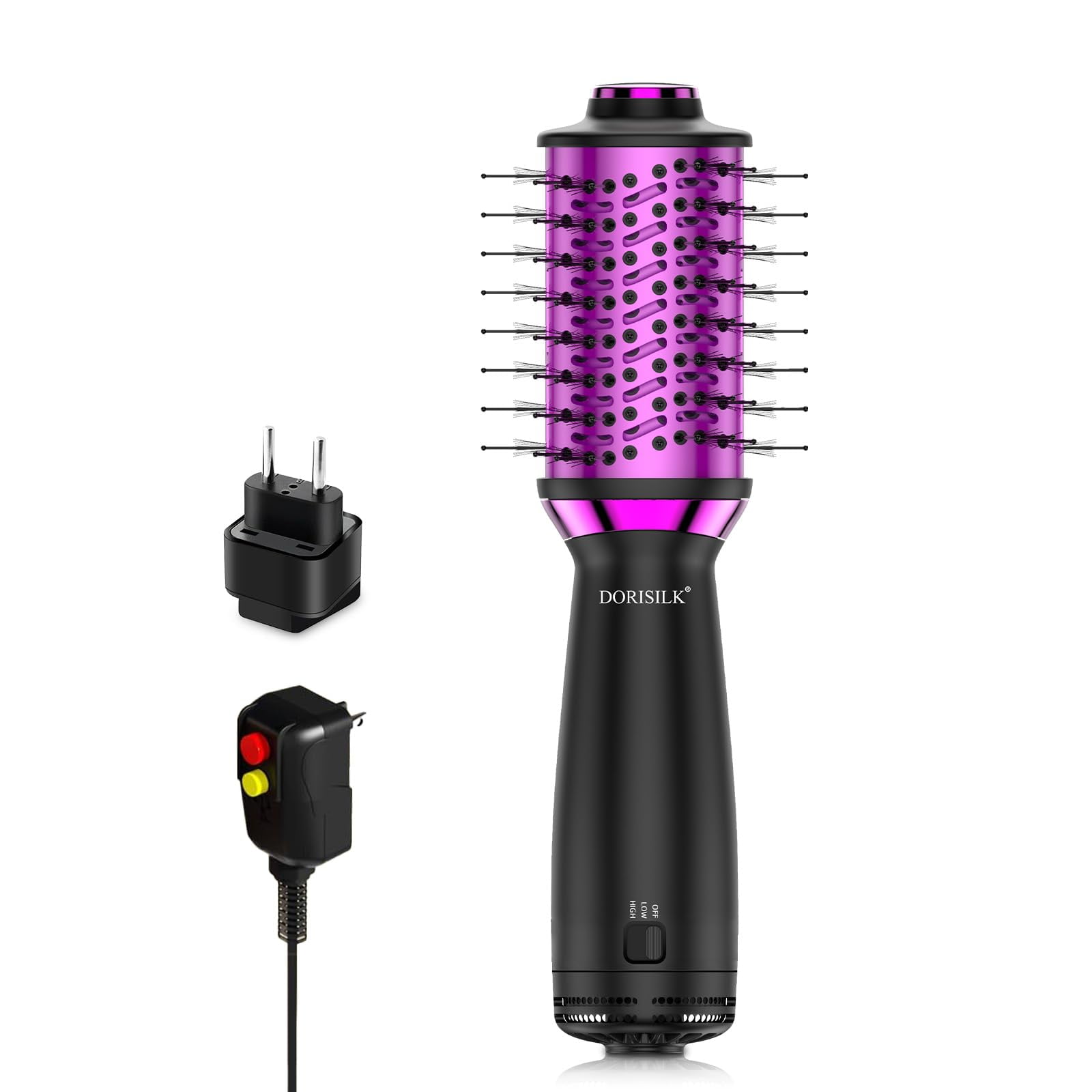 Cepillo para secador DORISILK, pequeño, doble voltaje, 700 W, 30