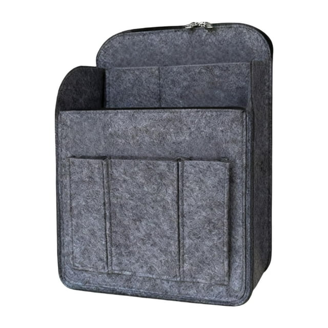 Inserto organizador de mochila Inserto de mochila de viaje Organizador de bolsas de fieltro Almacenamiento de fieltro gris