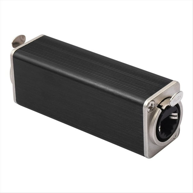 Adaptador RJ45 Hembra A Hembra con Bloqueo Giratorio y Protección para Altavoz, Amplificador y Mezclador.