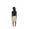 thumbnail image 5 of French Toast Girls School Uniform Short Sleeve Picot Collar Interlock Polo Shirt, 5 of 5
