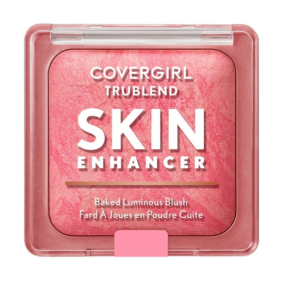 COVERGIRL TruBlend Skin Enhancer Baked Luminous Blush, 400 Please Please Pink, 0.28oz