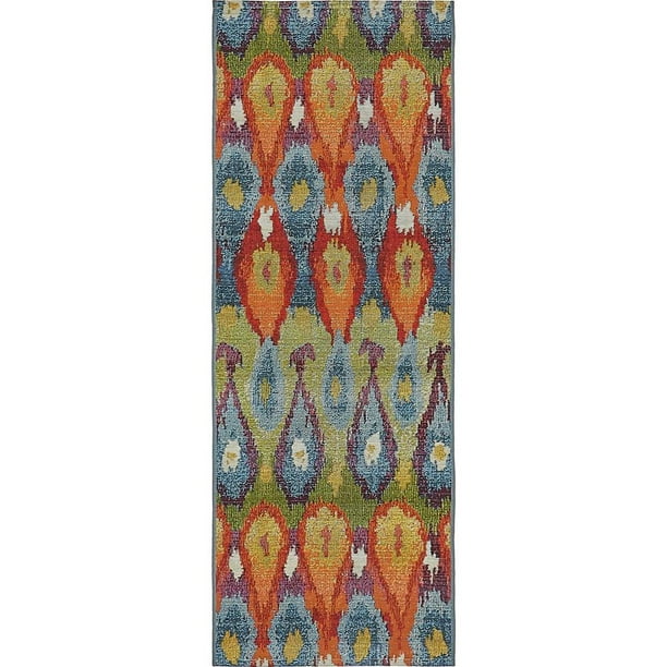 Eden Outdoor Multi 2 ft. x 6 ft. Runner