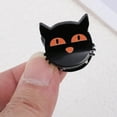 thumbnail image 4 of Unique Bargains 1 Pc Claw Clip Halloween Cat for Women Black Orange, 4 of 4