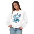 thumbnail image 4 of Motivational Make It Happen Quote Women Crewneck Sweatshirt Brisco Brands S, 4 of 6
