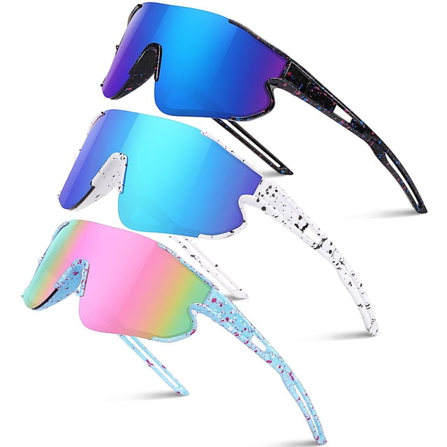 Gafas de Sol para Niños SEKKAF de Béisbol Protección UV400 Edad 5-12