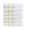 thumbnail image 1 of Great Bay Home Cotton Textured & Detailed Stripes Quick-Dry Towel Set  (Hand Towel (6-Pack), Lemon), 1 of 7
