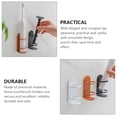 thumbnail image 2 of 2pcs Nail-free Wall Mount Electric Toothbrush Holders Household Storage Racks, 2 of 8