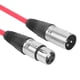 thumbnail image 2 of Cable XLR de 3 pines de 1 m macho a hembra cable de micrófono blindado (rojo) Tmvgtek Para estrenar, 2 of 7