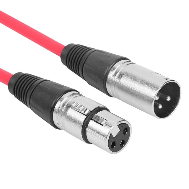 Cable XLR de 3 pines, a , 1 m, cable de micrófono blindado, rojo FLhrweasw Nuevo